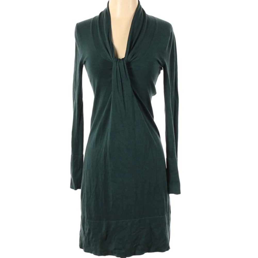 Dark turquoise Banana Republic dress ideal for winter, spring, fall - size xs